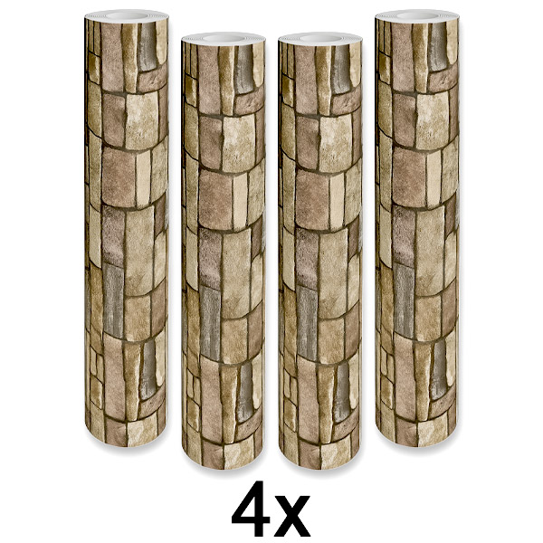4x Stylowa tapeta 3D – Łatwa metamorfoza ścian | WALLCORWRAP