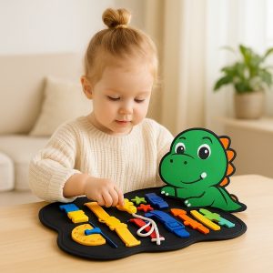 Książeczka z Zadaniami Montessori dla Małych Dzieci | DINOBOOK