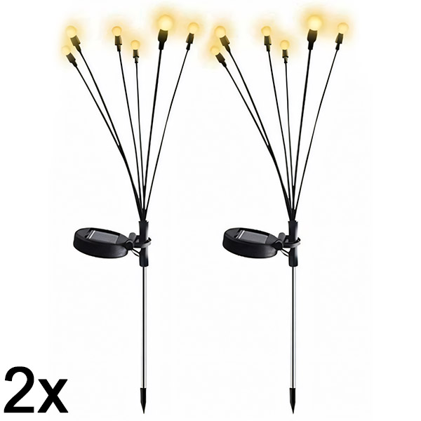 2x Lampy solarne LED | SOMPEX